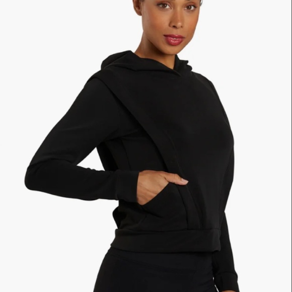 NWT - Nux - Sleek Mia Hoodie - Black - Size L - Picture 3 of 3